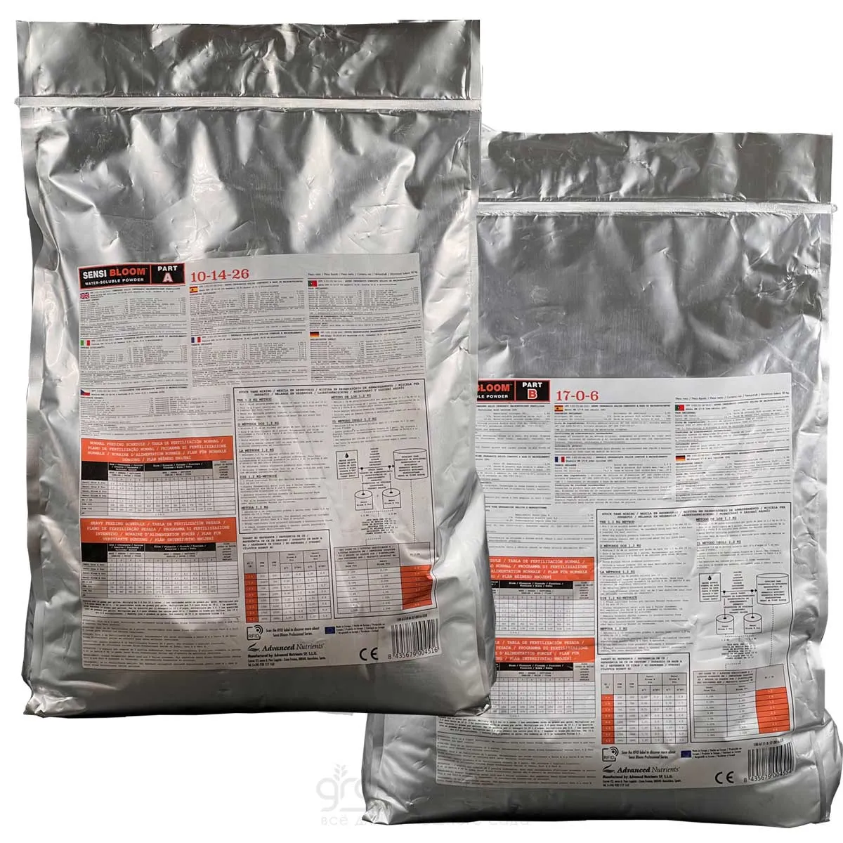 Advanced Nutrients Sensi Bloom A+B Pro Series