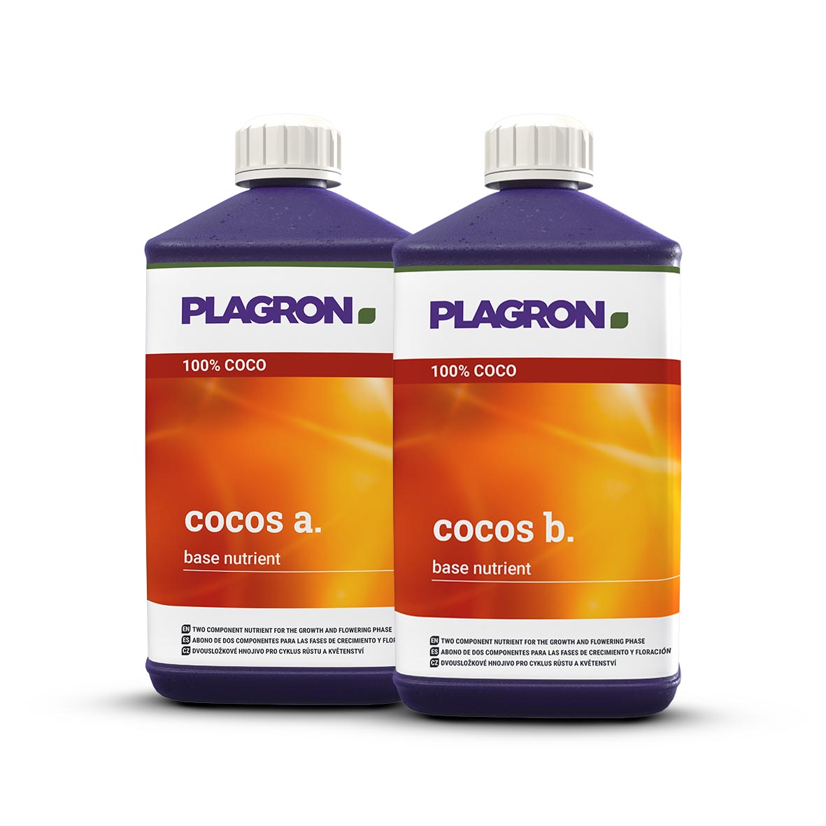 Двухкомпонентное удобрение Plagron Cocos A и B
