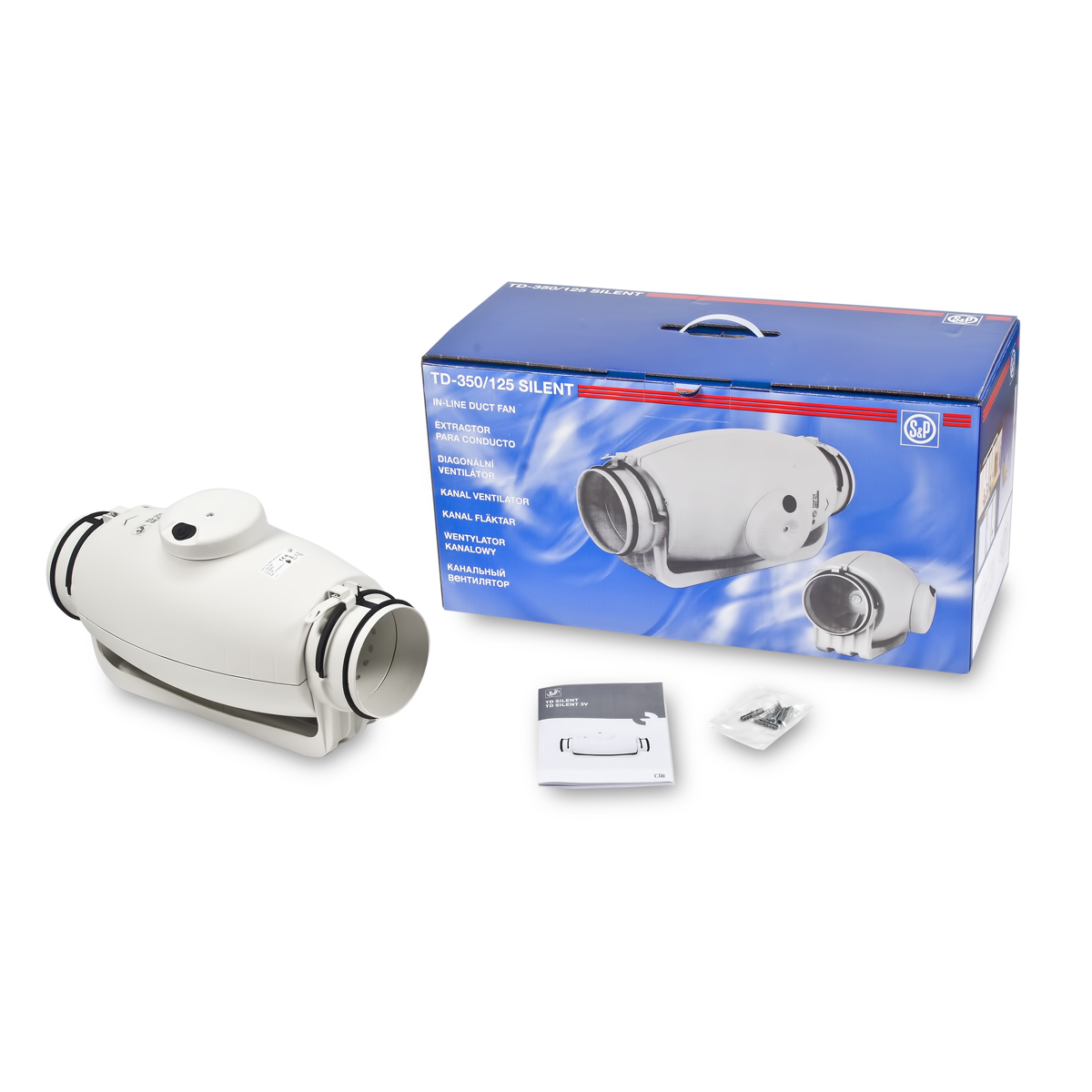 Soler Palau TD-350/125 Silent – ультратихий канальный вентилятор – параметры и применение