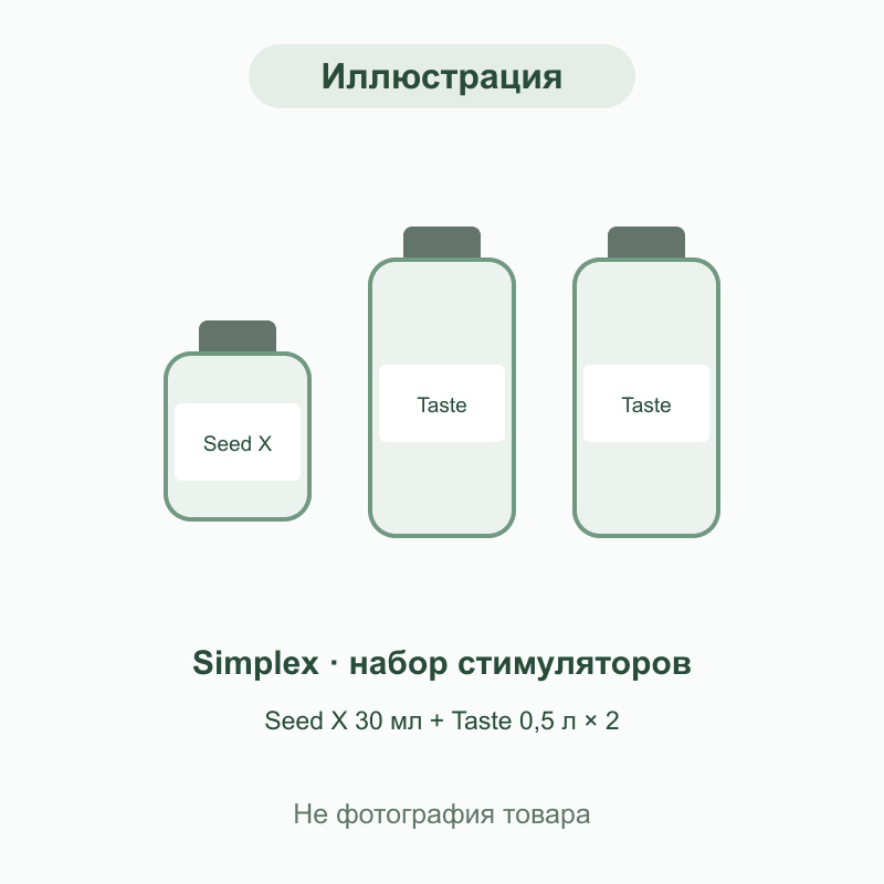 Иллюстрация — не фотография товара
