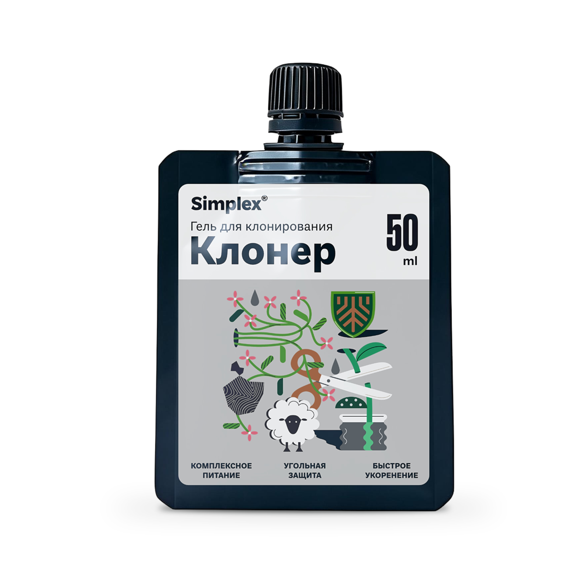 Simplex Клонер гель для клонирования растений 50 мл