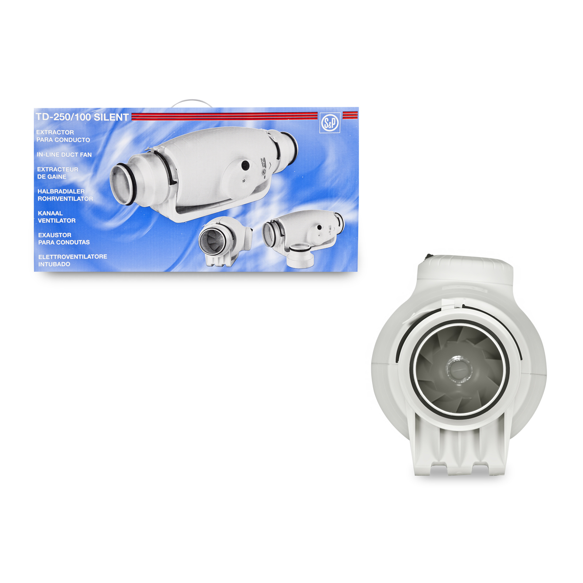 Soler Palau TD-250/100 Silent – компактный тихий канальный вентилятор – параметры и применение