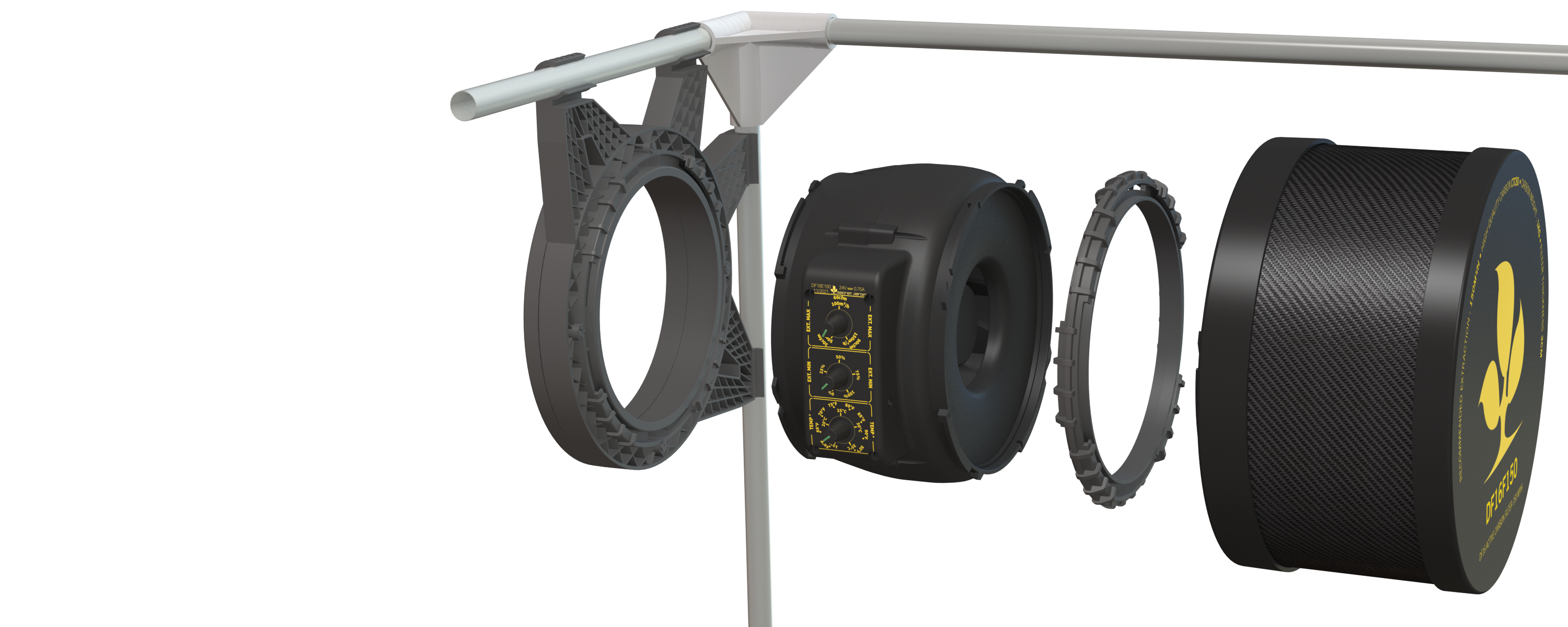 SJ Extractor 150 – канальный вентилятор с EC-мотором – параметры и применение