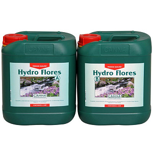 CANNA Двухкомпонентное удобрение для стадии цветения (жесткая вода) CANNA Hydro Flores A+B (HW) - фото 1