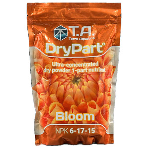 Terra Aquatica DryPart Bloom 1 кг - высококонцентрированное сухое удобрение для гидропоники, почвы и кокосового субстрата в упаковке - фото 1