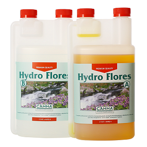 CANNA Двухкомпонентное удобрение для стадии цветения (жесткая вода) CANNA Hydro Flores A+B (HW) - фото 2