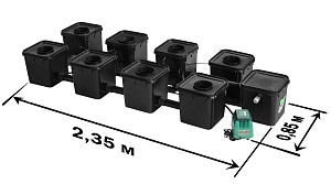 Реверсивная система гидропоники JETPOT RDWC 8 - фото 4