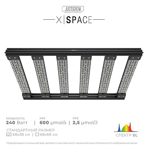 Just|Grow Профессиональный световой массив JustGrow X|Space 240 Вт - фото 1