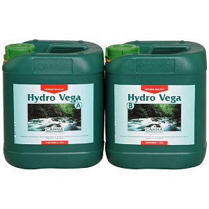 CANNA Двухкомпонентное удобрение для стадии вегетации (жесткая вода) CANNA Hydro Vega A+B (HW) - фото 1