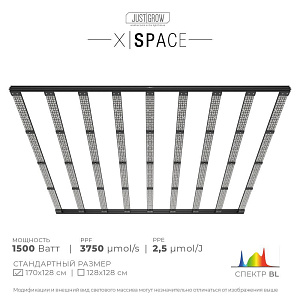 Just|Grow Профессиональный световой массив JustGrow X|Space 1500 Вт - фото 1