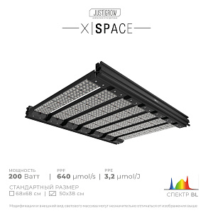 Just|Grow Профессиональный световой массив JustGrow X|Space 200 Вт - фото 4