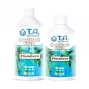 General Hydroponics Удобрение для кокосового субстрата Terra Aquatica DualPart Coco Grow - фото 1